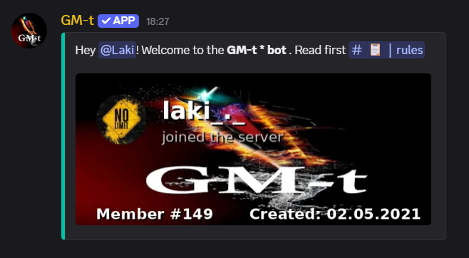 Welcome Message module screenshot
